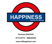Logotipo de Happiness Escuela de Idiomas